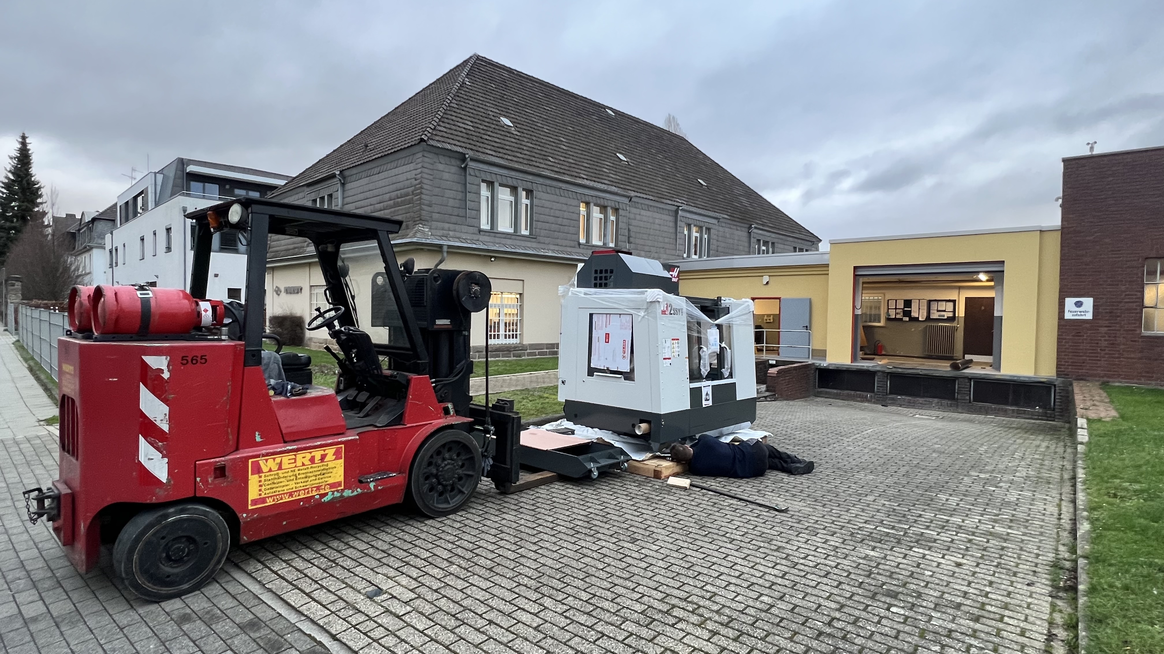 Neue Fräsmaschine